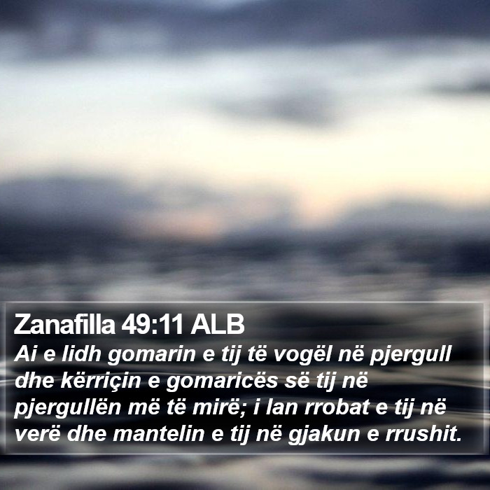 Zanafilla 49:11 ALB Bible Study