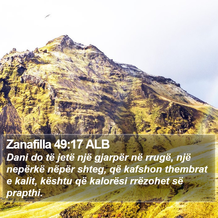 Zanafilla 49:17 ALB Bible Study