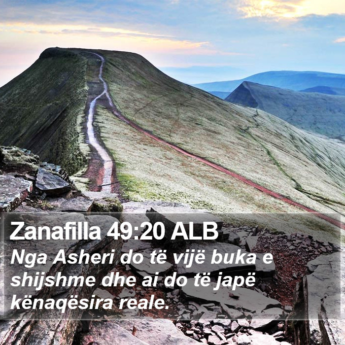 Zanafilla 49:20 ALB Bible Study