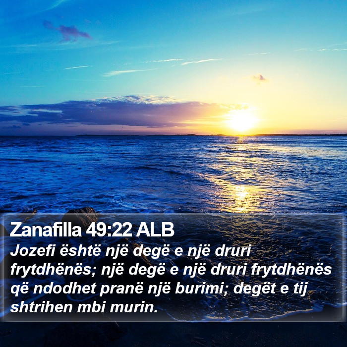 Zanafilla 49:22 ALB Bible Study