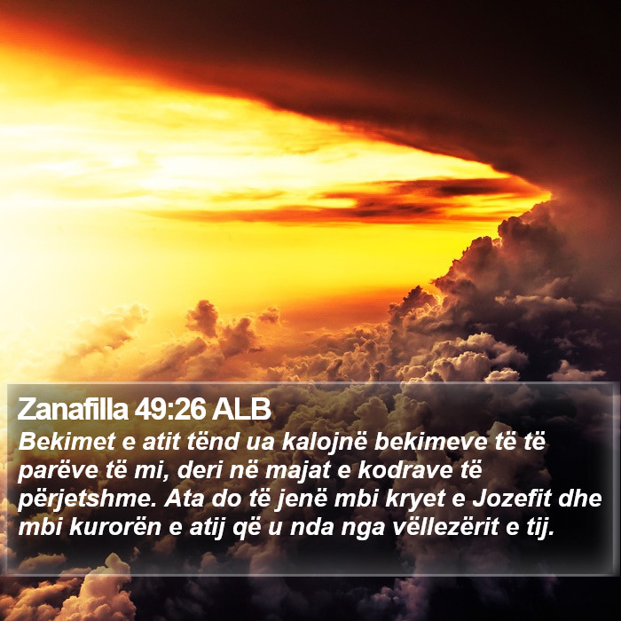 Zanafilla 49:26 ALB Bible Study