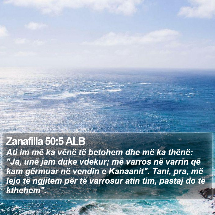 Zanafilla 50:5 ALB Bible Study