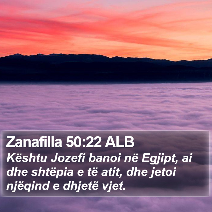 Zanafilla 50:22 ALB Bible Study