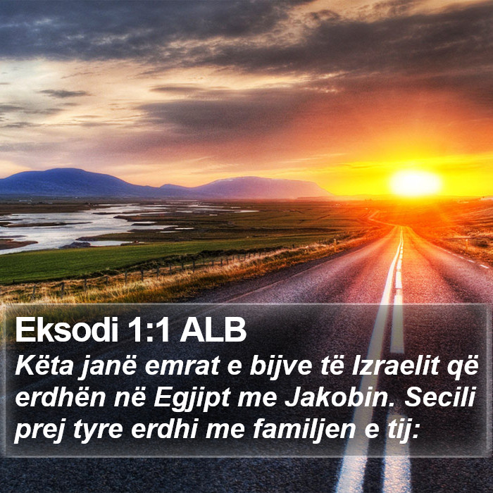 Eksodi 1:1 ALB Bible Study