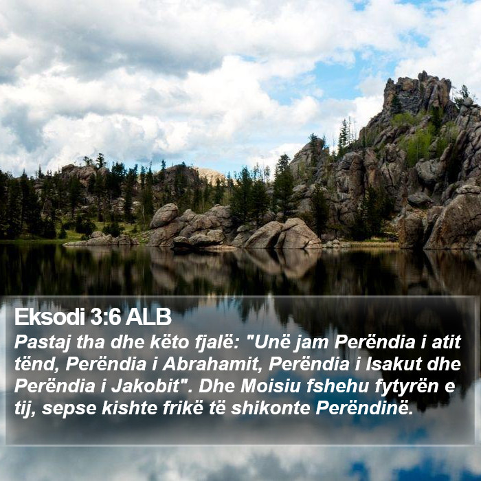 Eksodi 3:6 ALB Bible Study