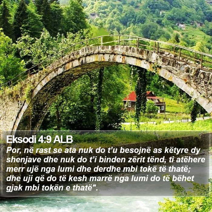 Eksodi 4:9 ALB Bible Study