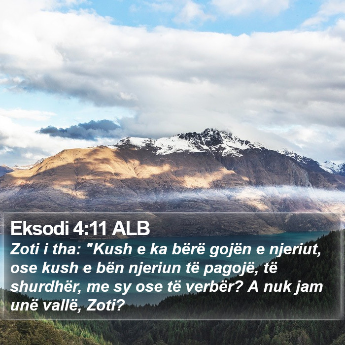 Eksodi 4:11 ALB Bible Study