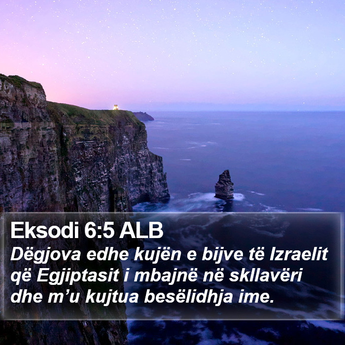 Eksodi 6:5 ALB Bible Study
