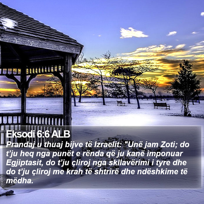 Eksodi 6:6 ALB Bible Study