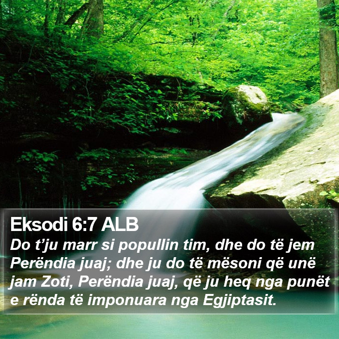 Eksodi 6:7 ALB Bible Study