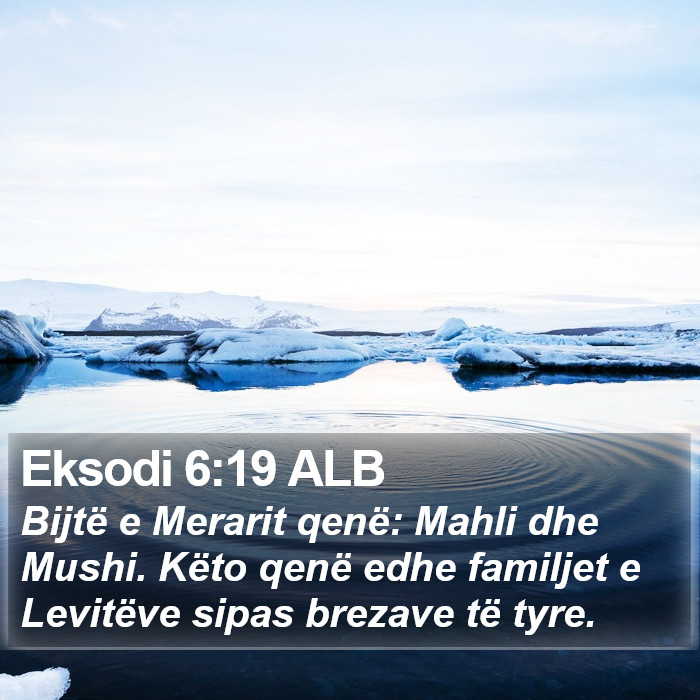 Eksodi 6:19 ALB Bible Study