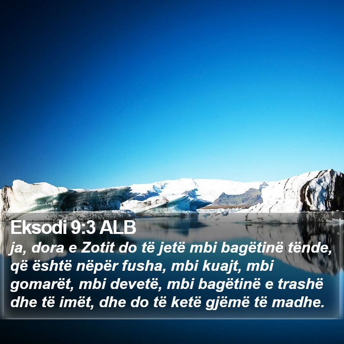 Eksodi 9:3 ALB Bible Study