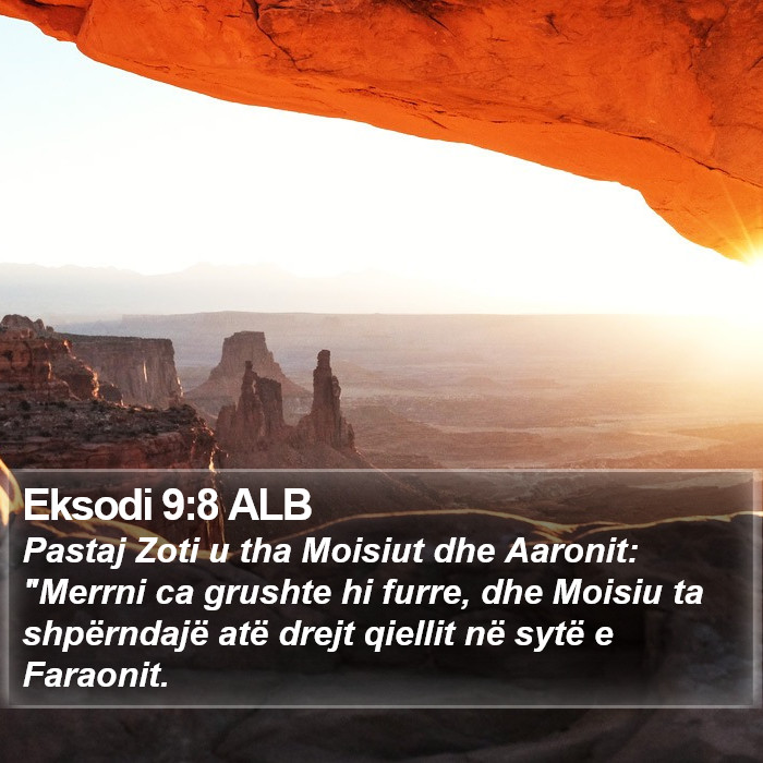 Eksodi 9:8 ALB Bible Study