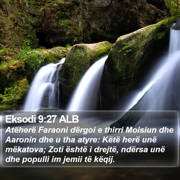 Eksodi 9:27 ALB Bible Study
