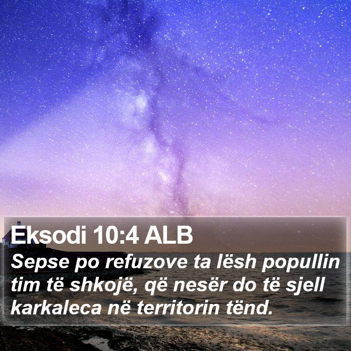 Eksodi 10:4 ALB Bible Study