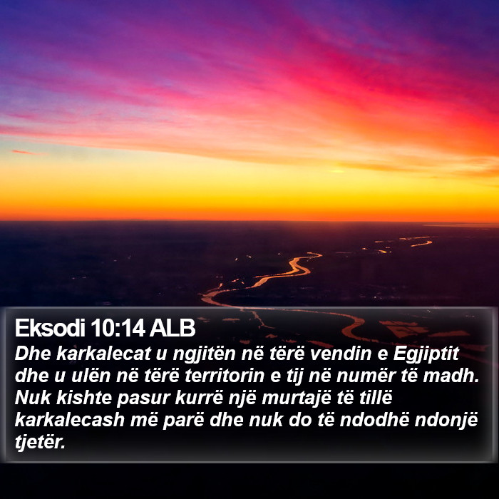 Eksodi 10:14 ALB Bible Study