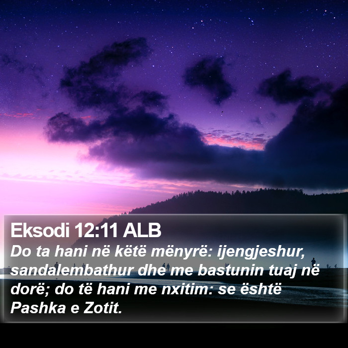 Eksodi 12:11 ALB Bible Study