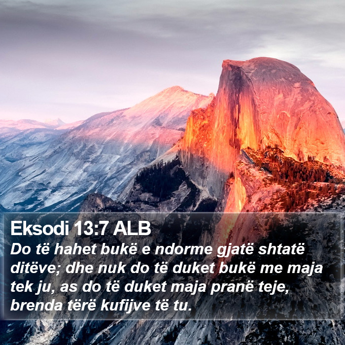 Eksodi 13:7 ALB Bible Study