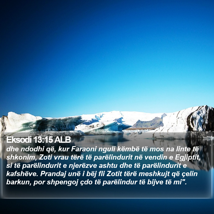 Eksodi 13:15 ALB Bible Study