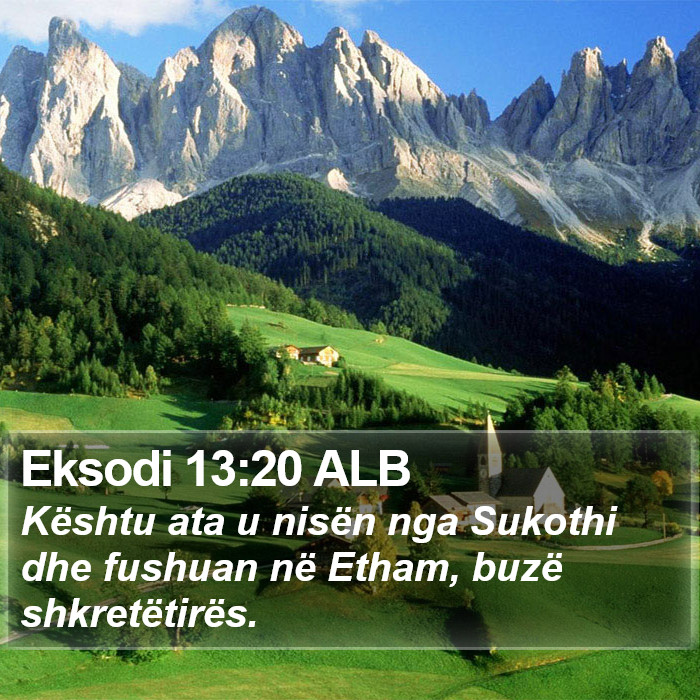 Eksodi 13:20 ALB Bible Study