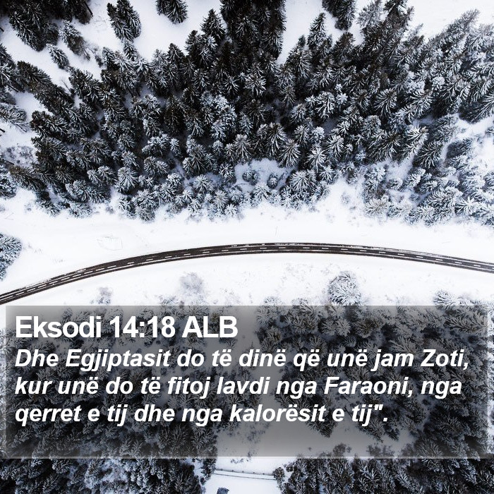 Eksodi 14:18 ALB Bible Study