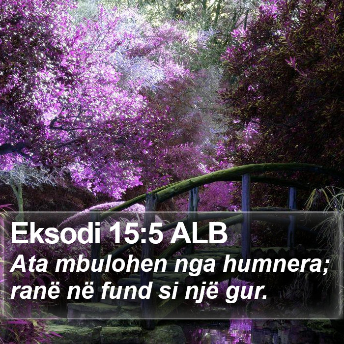 Eksodi 15:5 ALB Bible Study