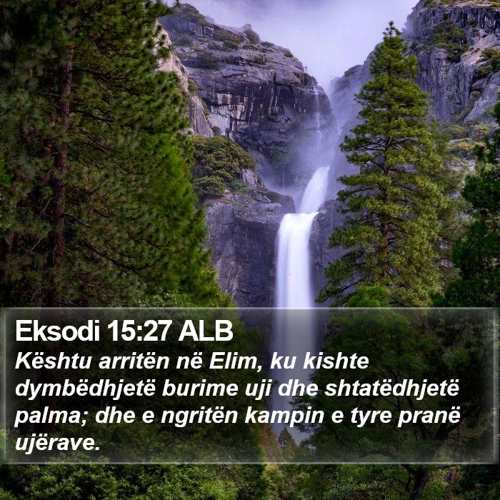 Eksodi 15:27 ALB Bible Study