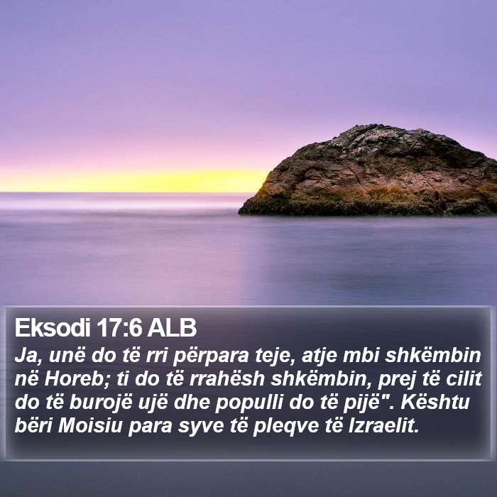 Eksodi 17:6 ALB Bible Study