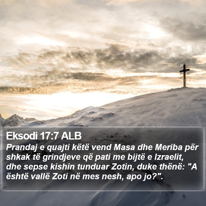 Eksodi 17:7 ALB Bible Study