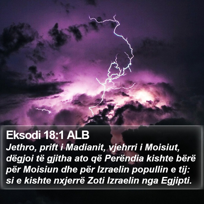 Eksodi 18:1 ALB Bible Study