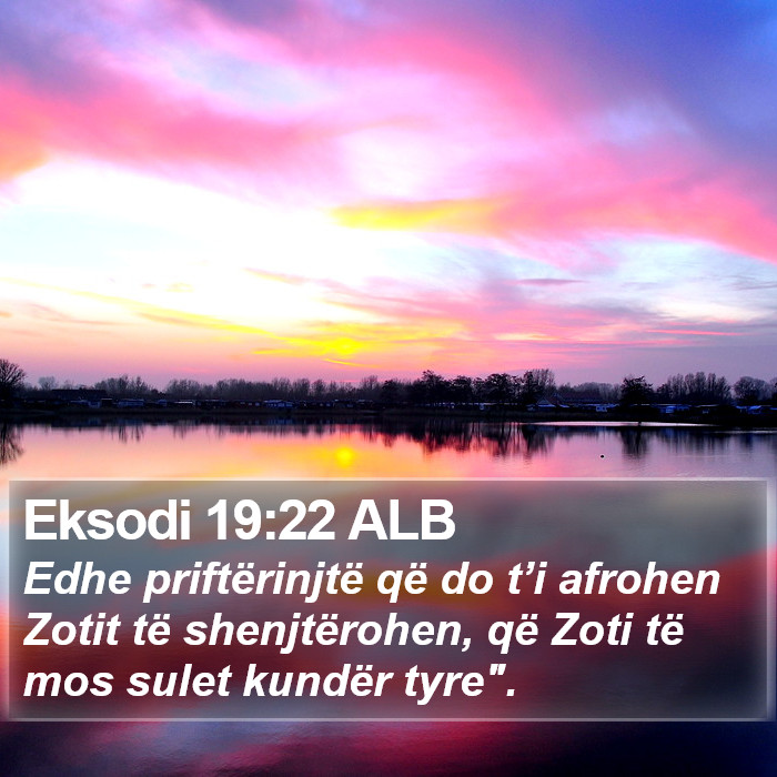 Eksodi 19:22 ALB Bible Study
