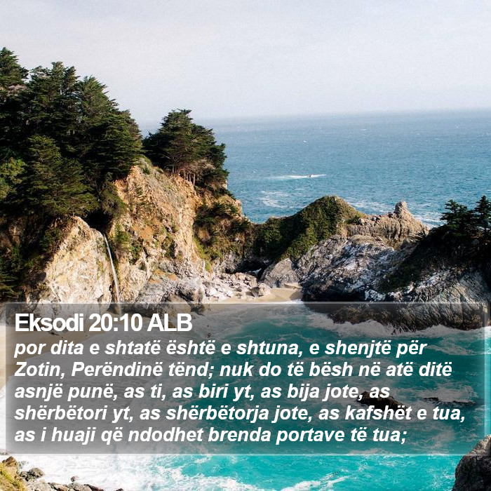 Eksodi 20:10 ALB Bible Study