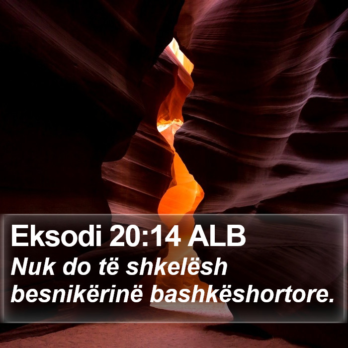 Eksodi 20:14 ALB Bible Study