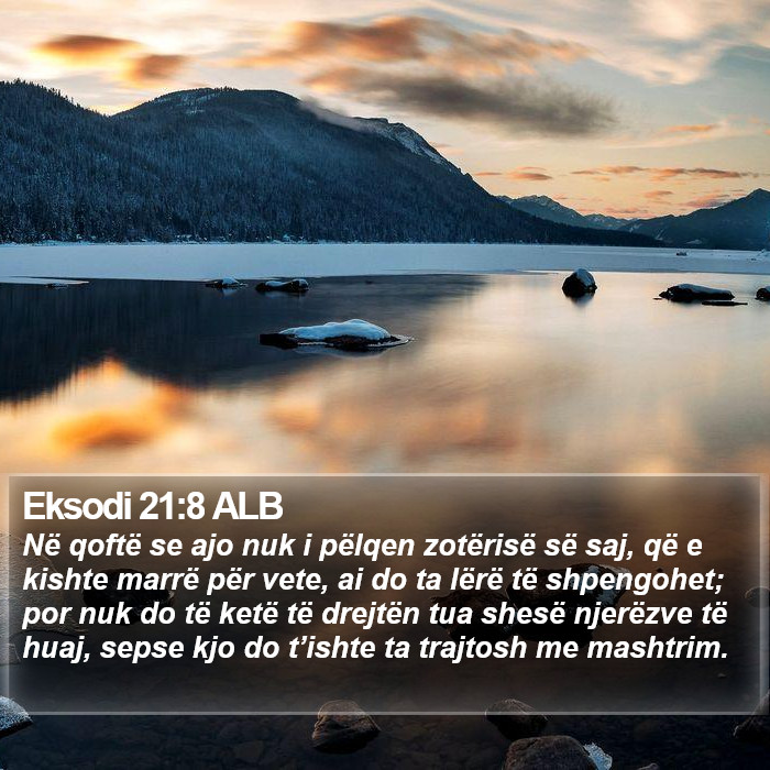 Eksodi 21:8 ALB Bible Study