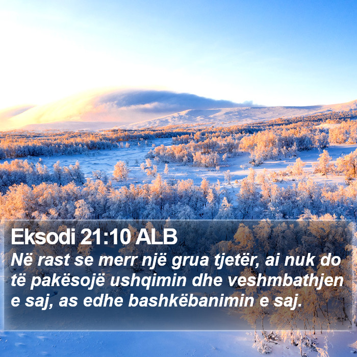 Eksodi 21:10 ALB Bible Study