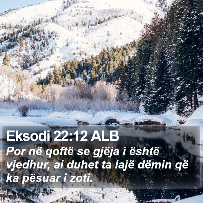 Eksodi 22:12 ALB Bible Study