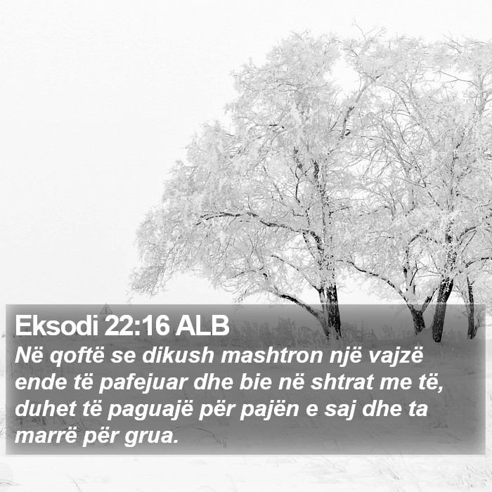 Eksodi 22:16 ALB Bible Study