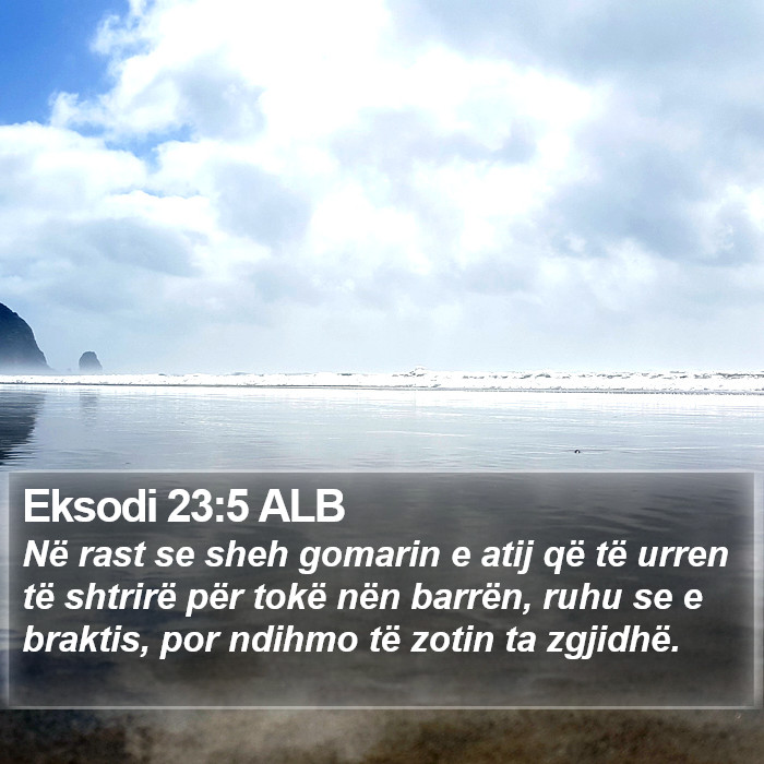 Eksodi 23:5 ALB Bible Study