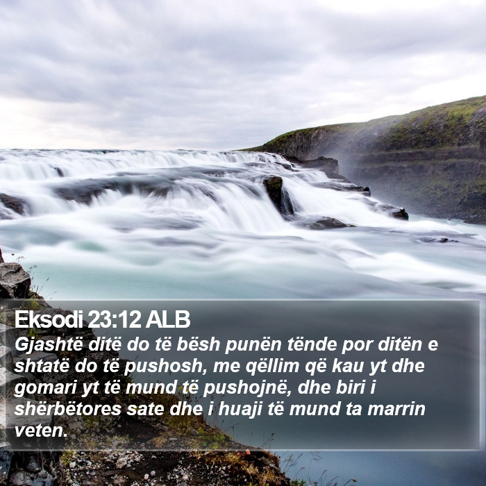 Eksodi 23:12 ALB Bible Study