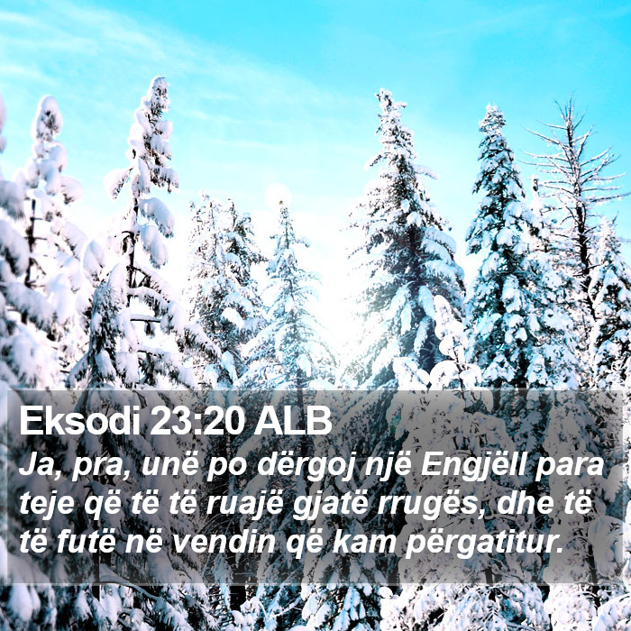 Eksodi 23:20 ALB Bible Study