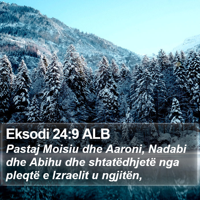 Eksodi 24:9 ALB Bible Study