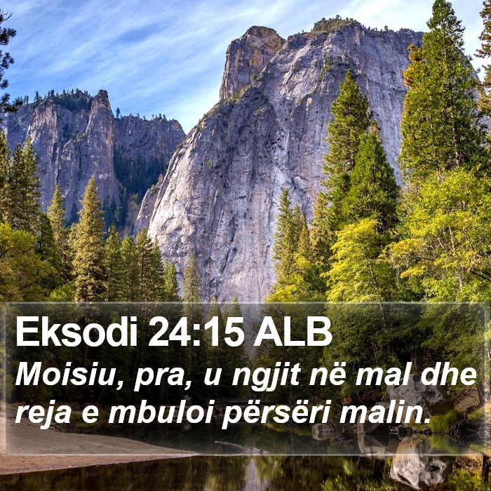 Eksodi 24:15 ALB Bible Study