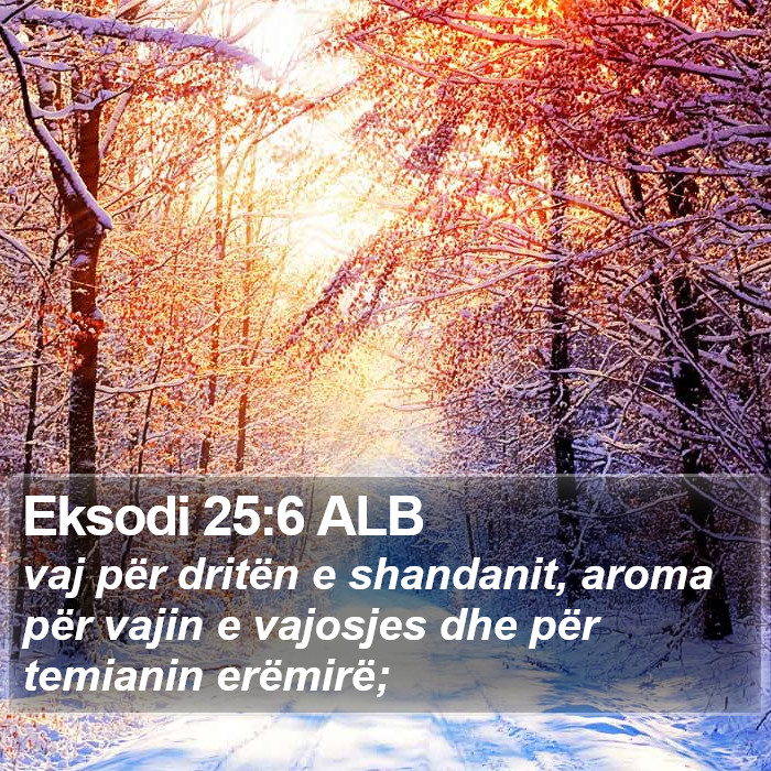 Eksodi 25:6 ALB Bible Study