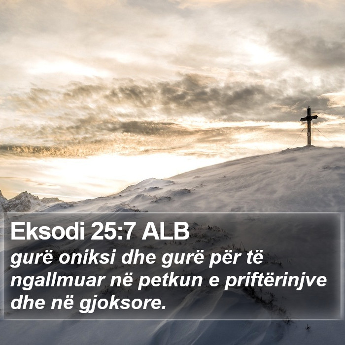 Eksodi 25:7 ALB Bible Study