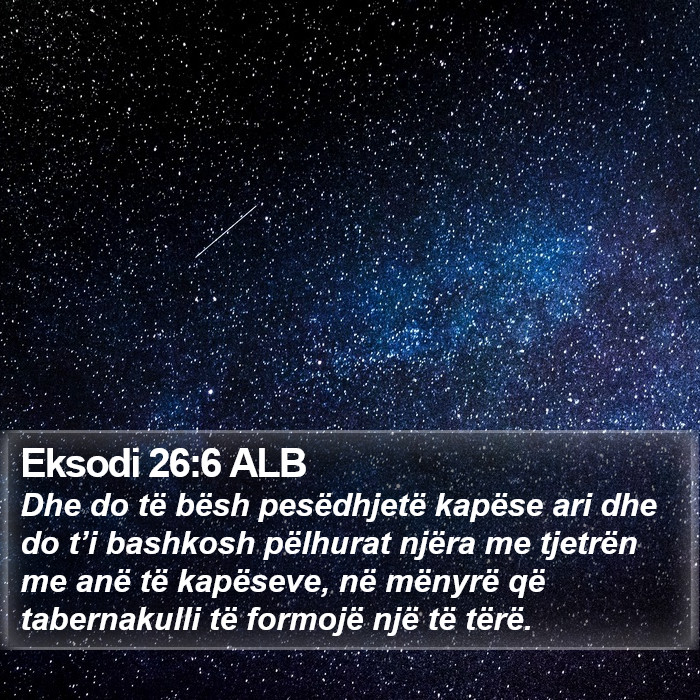 Eksodi 26:6 ALB Bible Study