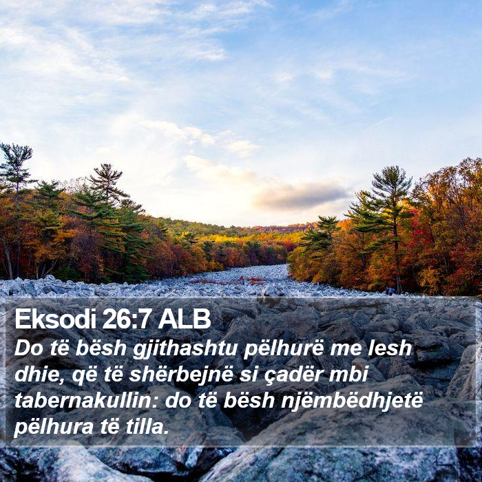 Eksodi 26:7 ALB Bible Study