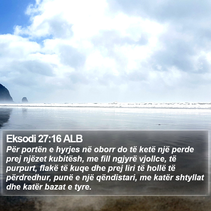 Eksodi 27:16 ALB Bible Study