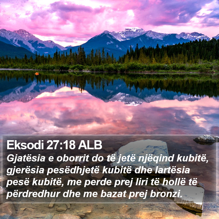 Eksodi 27:18 ALB Bible Study