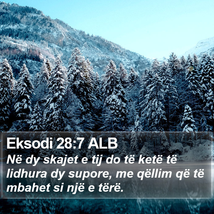 Eksodi 28:7 ALB Bible Study