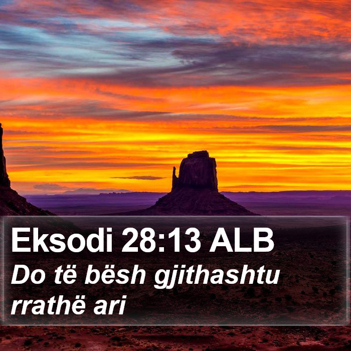 Eksodi 28:13 ALB Bible Study